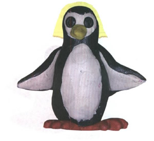 Пингвин - Поделки из пластилина для детей 