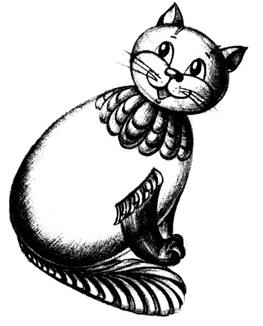 Котёнок - Поделки из яичной скорлупы